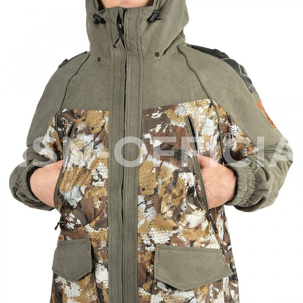 Костюм мужской демисезонный «Stalker I (-15)» (Alova), соты светло-серые 98129-4